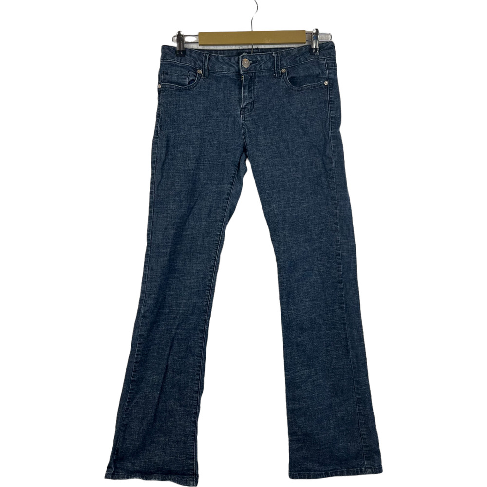 Sneak Peek Dean Jeans Womens Size 9 Mid-Rise Straight Leg 5-Pocket Blue Denim